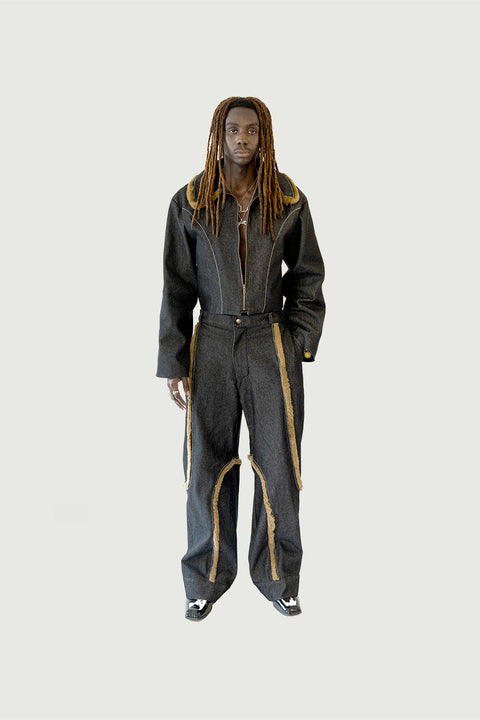 Gualdoni Paris Wien I Spodnie z szeroką nogawką Le Jean PRINCE