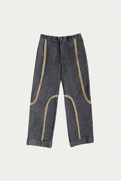 Gualdoni Paris Wien I Spodnie z szeroką nogawką Le Jean PRINCE