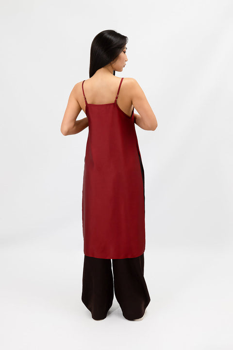 Janara Jones | Wine Blue Rose Print Cami Top