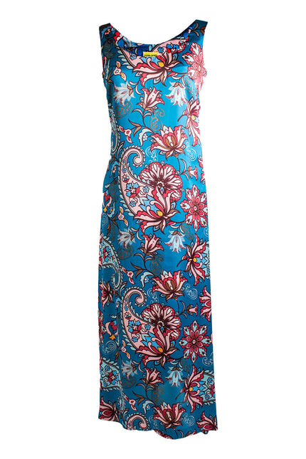 Janara Jones | Sukienka maxi z wycięciem Paisley