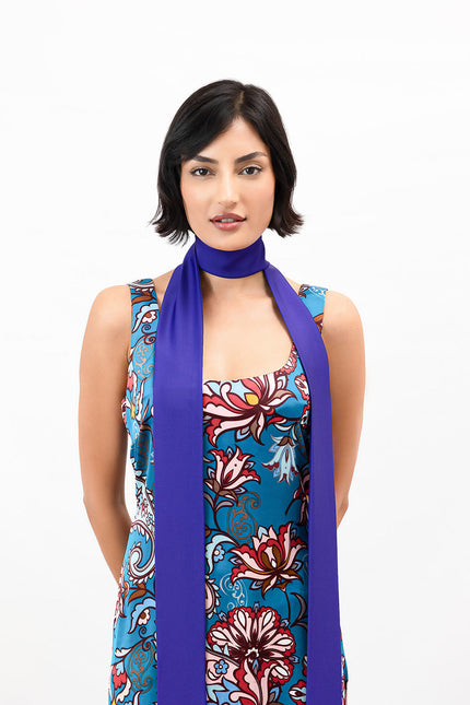 Janara Jones | Sukienka maxi z wycięciem Paisley
