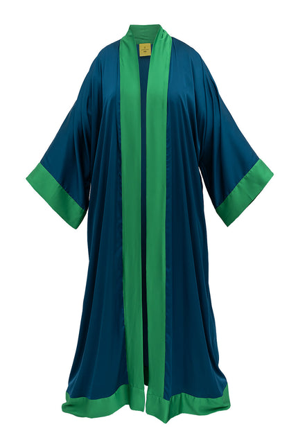 Janara Jones | Kaftan Abaya zielono- niebieski