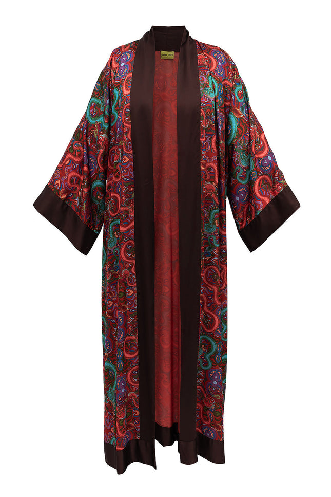 Janara Jones | Kaftan Abaya czekoladowy