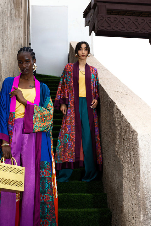 Janara Jones | Fantasy Print Abaya Kaftan