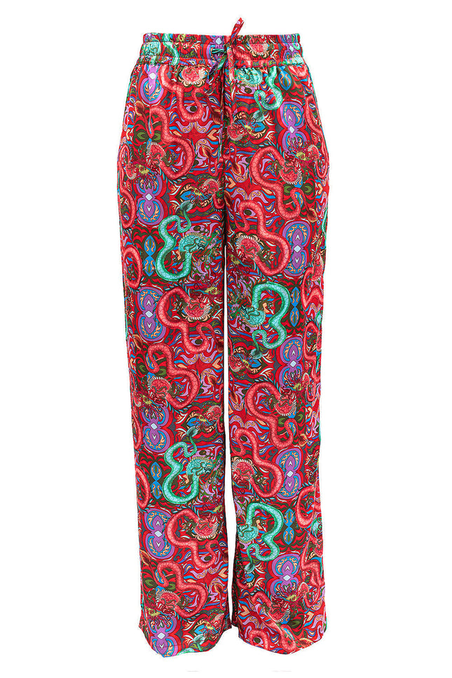 Janara Jones | Fantasy Print Wide Leg Trousers