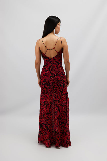 Janara Jones | Sukienka maxi Lava