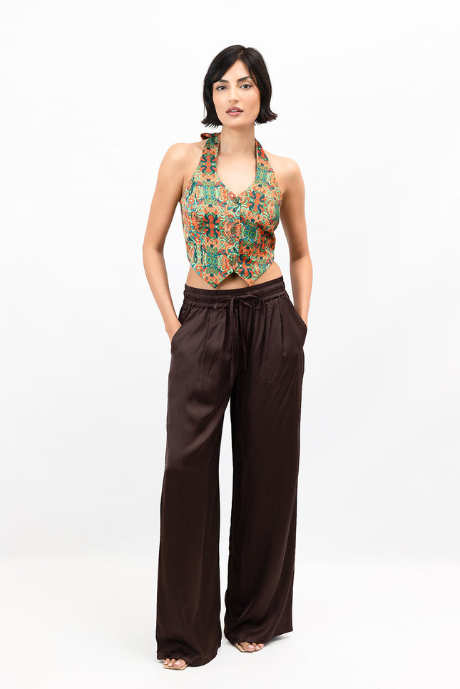 Janara Jones | Snakes Print With Buttons Vest