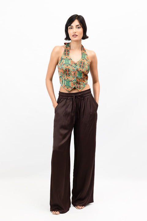 Janara Jones | Snakes Print With Buttons Vest