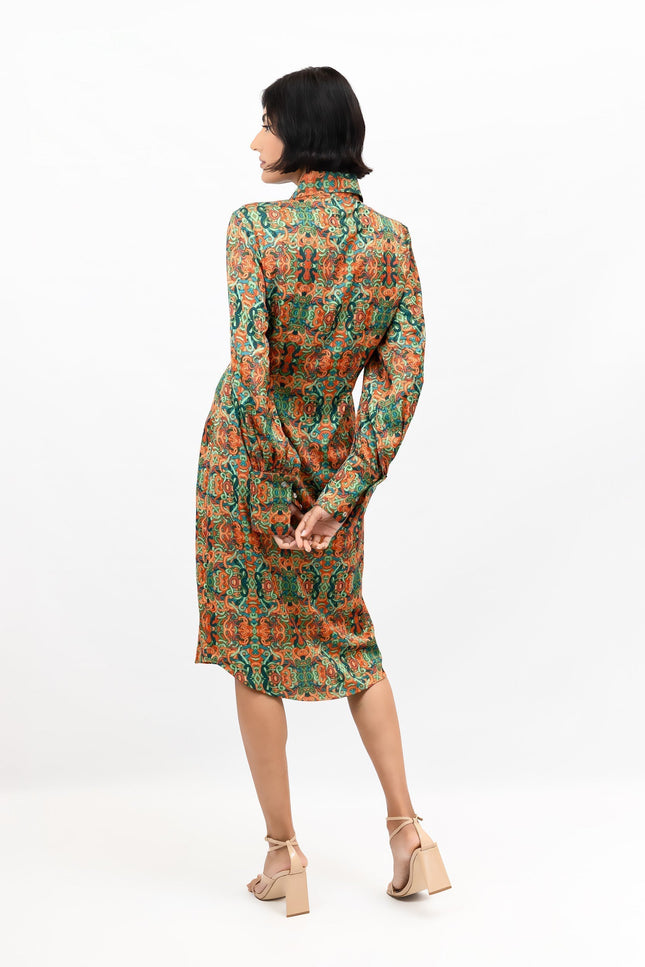 Janara Jones | Snakes Print Shirt Mini Dress