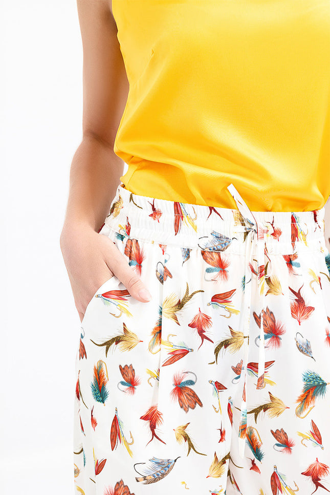 Janara Jones | Fishing Flies Wide Leg Trousers