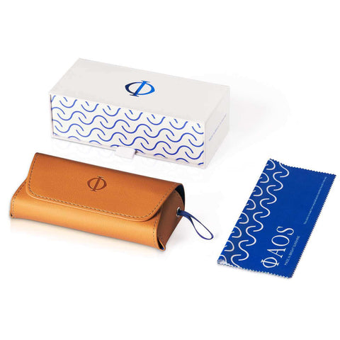 Faos Concept I RHODES IN MARBLE BROWN WITH PURPLE GRADIENT LENSES