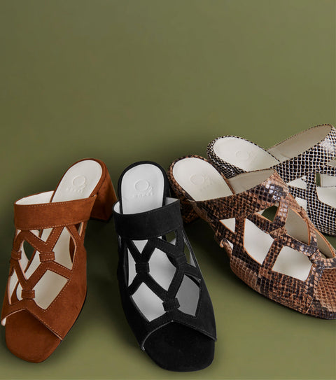 O2 Monde | Klapki Paula brązowe