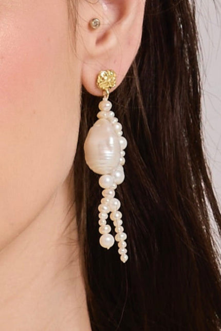 Arvino | Pearl Weave Earrings