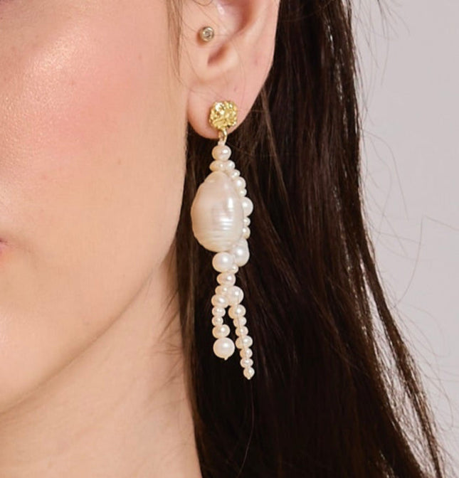 Arvino | Pearl Weave Earrings