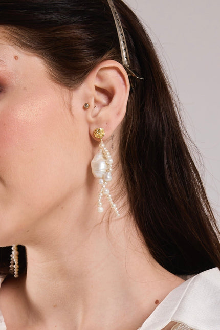 Arvino | Pearl Weave Earrings