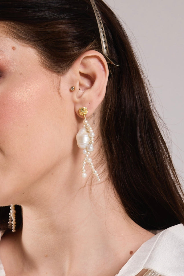 Arvino | Pearl Weave Earrings