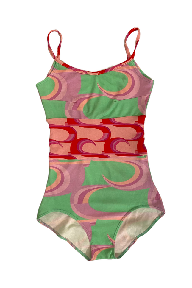 Julia Clancey I JCJC Miami Lime & Fondant Organic Leotard