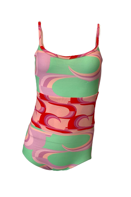 Julia Clancey I JCJC Miami Lime & Fondant Organic Leotard