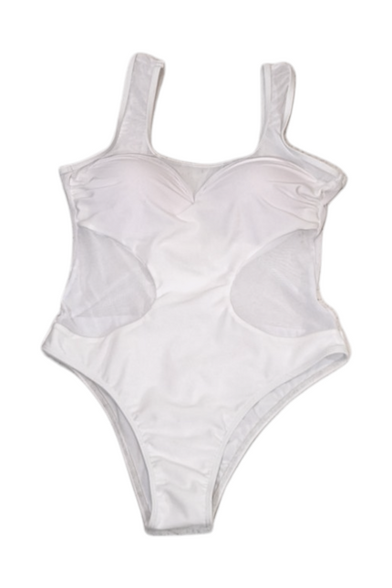 Julia Clancey I Marilyn Shapewear Mesh biały