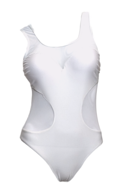 Julia Clancey I Marilyn Shapewear Mesh biały