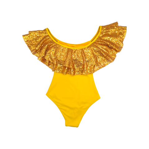 Julia Clancey I Rara Sunshine Sequin Swim Body