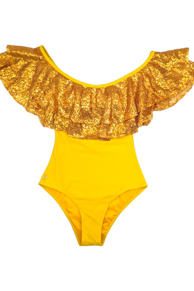 Julia Clancey I Rara Sunshine Sequin Swim Body
