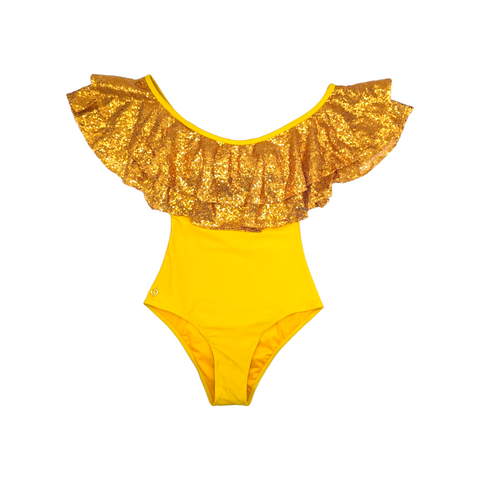 Julia Clancey I Rara Sunshine Sequin Swim Body