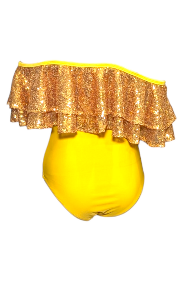 Julia Clancey I Rara Sunshine Sequin Swim Body