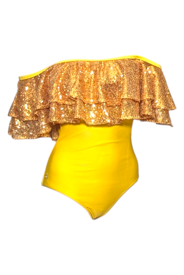 Julia Clancey I Rara Sunshine Sequin Swim Body