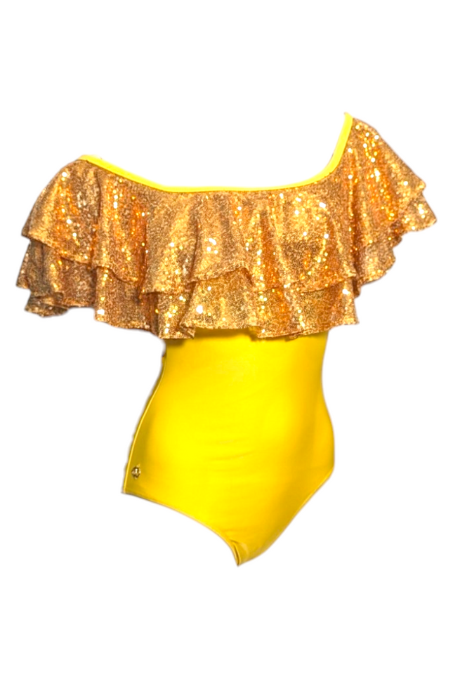 Julia Clancey I Rara Sunshine Sequin Swim Body