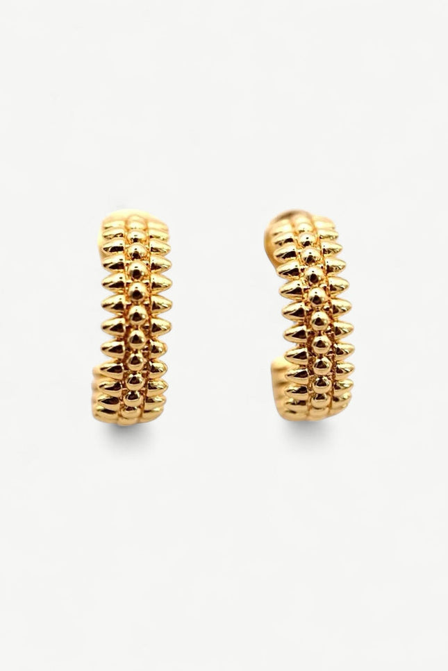Miss Cecilia | Amber Hoops Earrings