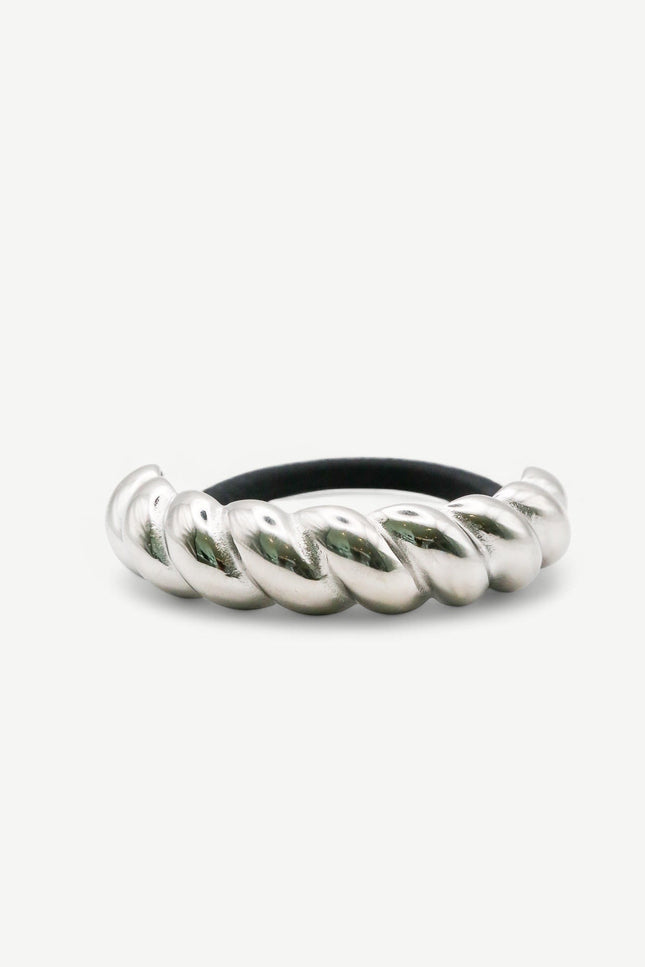 Miss Cecilia | Silver Celine Hair Tie