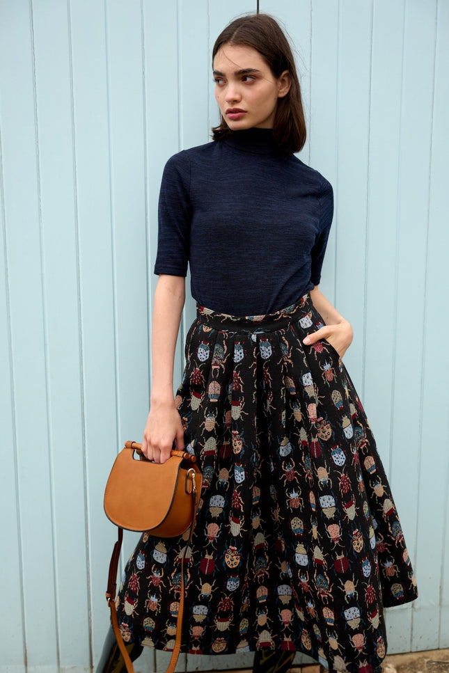 Pasadena Beetlejuice Midi Skirt - Back