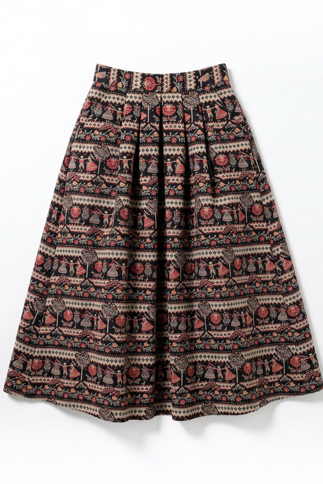 Louche London | Pasadena Heirloom Jacquard Midaxi Skirt