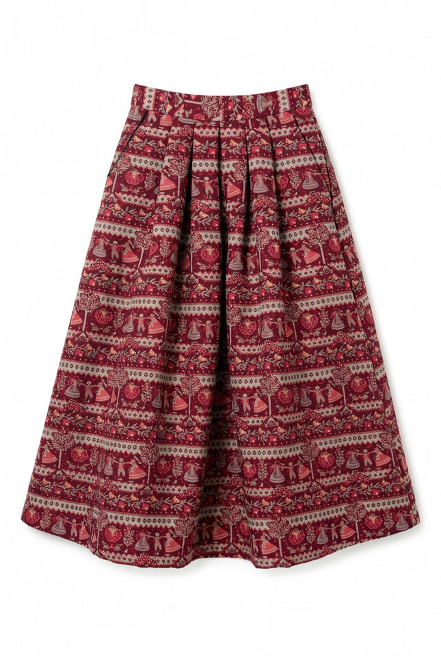 Louche London | Pasadena Heirloom Jacquard Midaxi Skirt