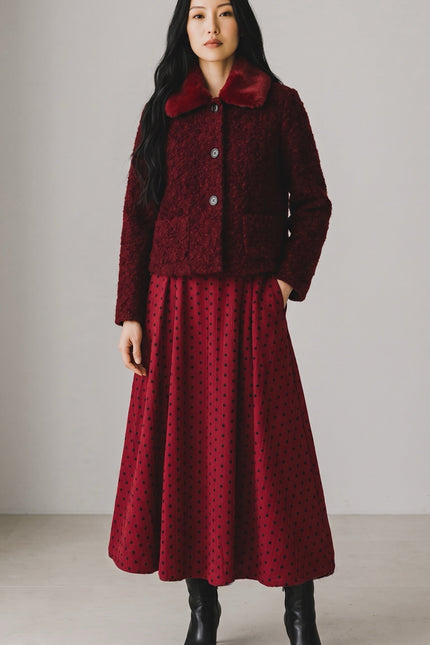 Louche London | Kurtka Apple Boucle