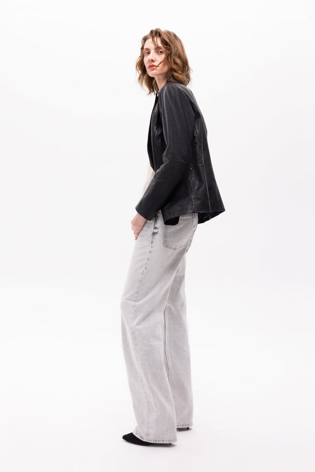 Pica Noir | Sirene Leather Blazer Jacket