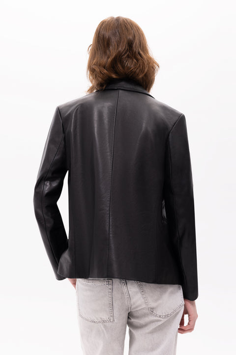 Pica Noir | Sirene Leather Blazer Jacket
