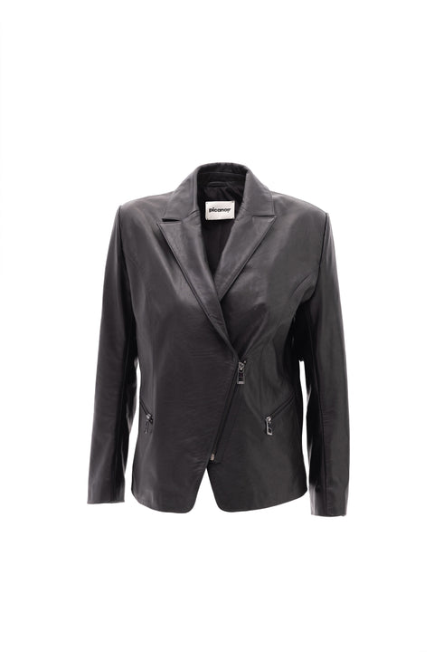 Pica Noir | Sirene Leather Blazer Jacket