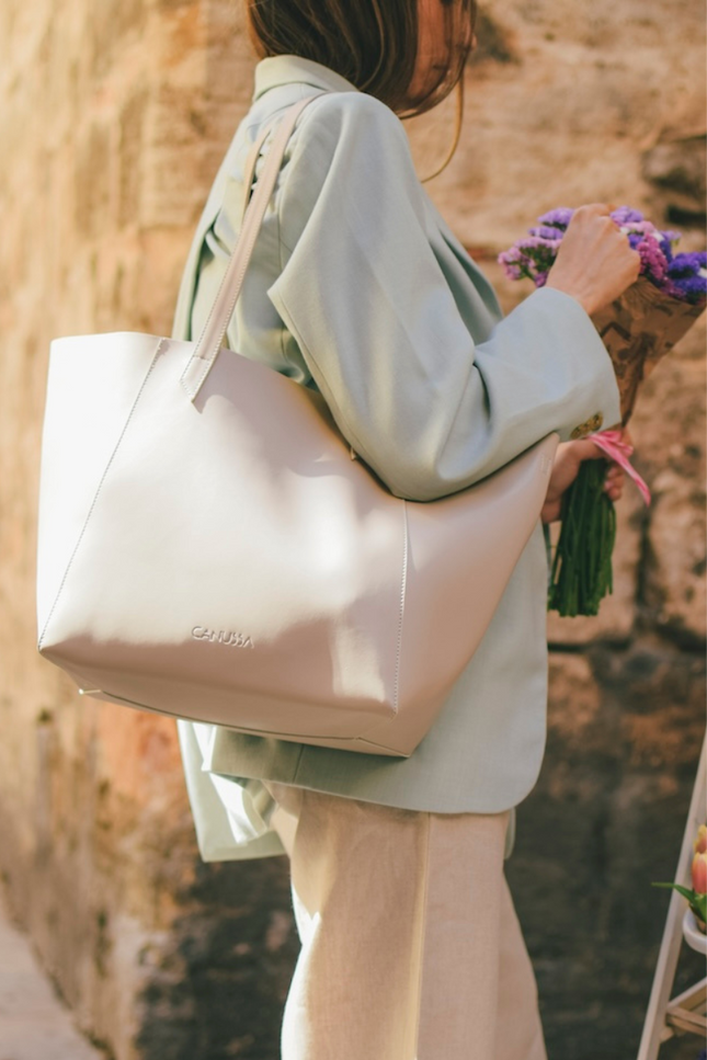 Bolso vegano versátil - color stone