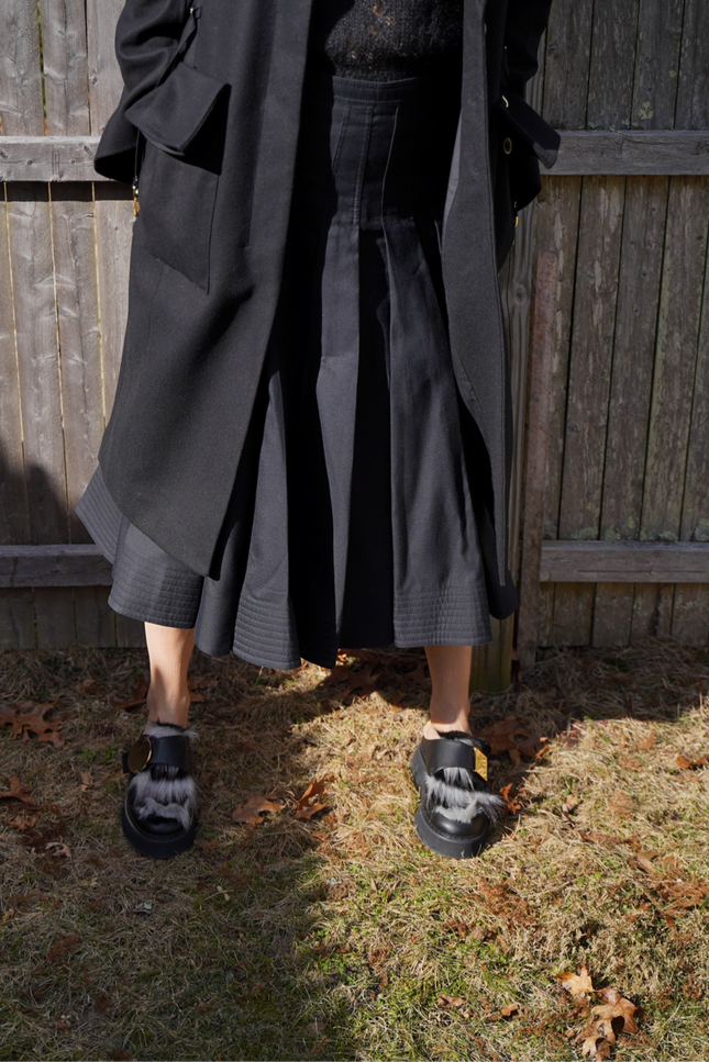 O2 Monde | Zeme Loafers black fur