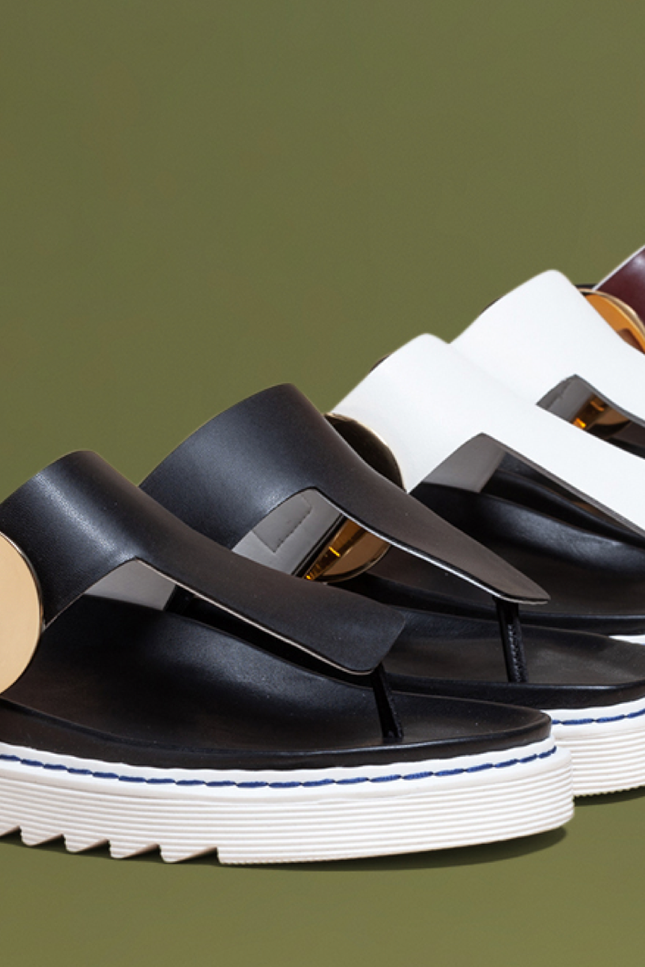 O2 Monde | Vaju Flip Flops black