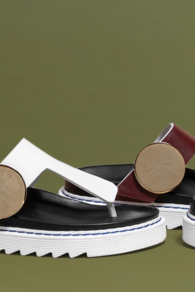 O2 Monde | Vaju Flip Flops white