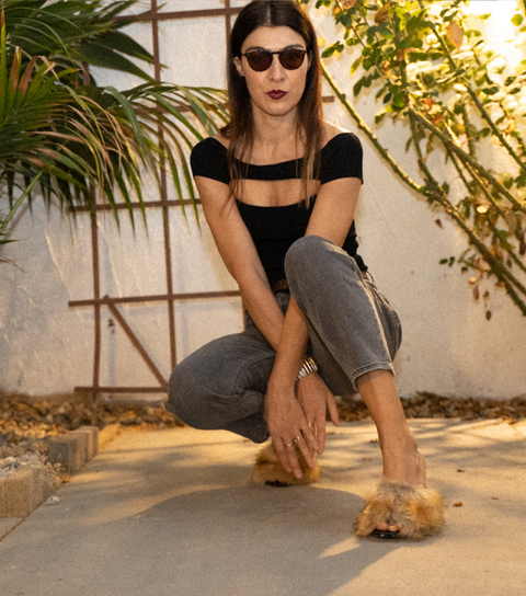 O2 Monde | Veles Sandals fur beige