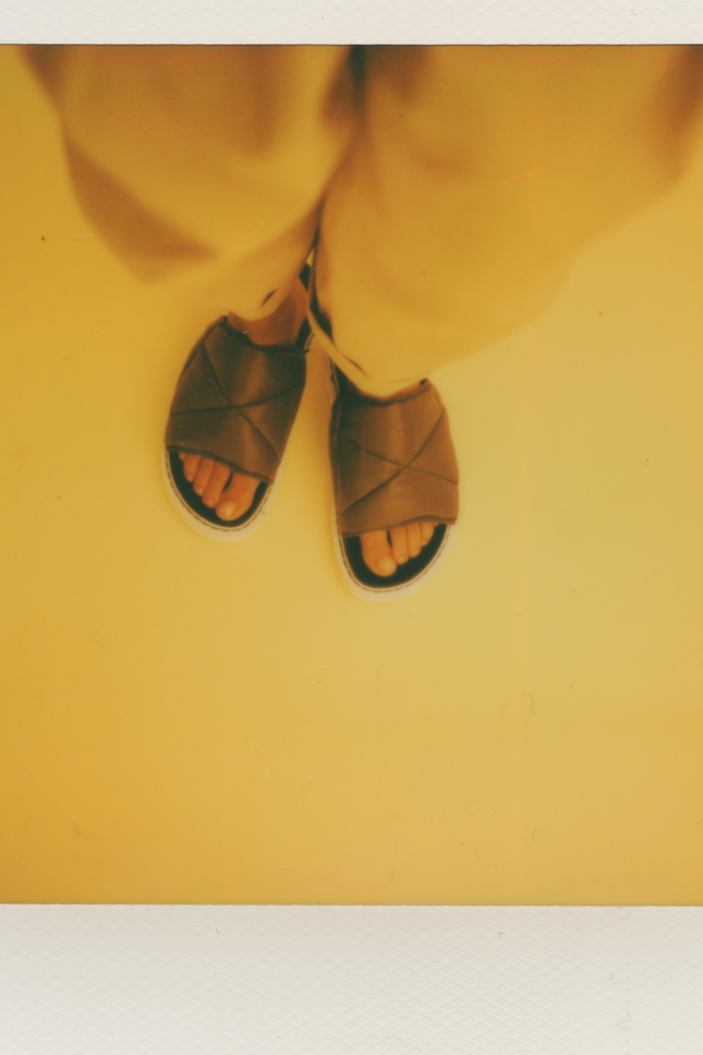 O2 Monde | Anahita Slippers grey nylon