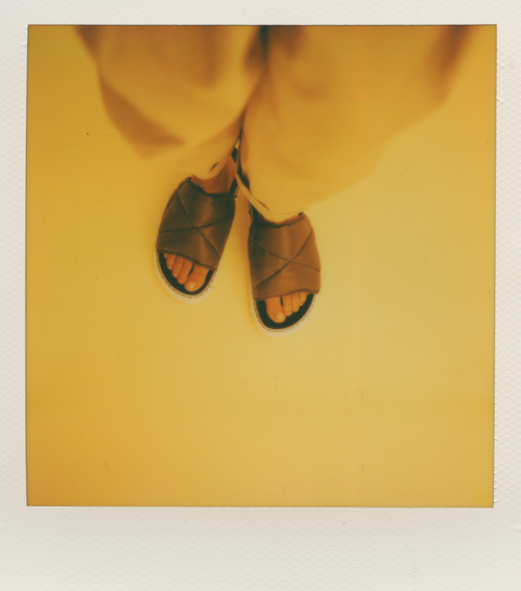 O2 Monde | Anahita Slippers grey nylon