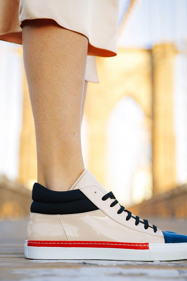 O2 Monde | Laurie Sneakers nude