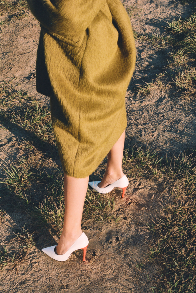 O2 Monde | Pumps Judi white velvet