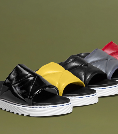 O2 Monde | Anahita Slippers black nylon