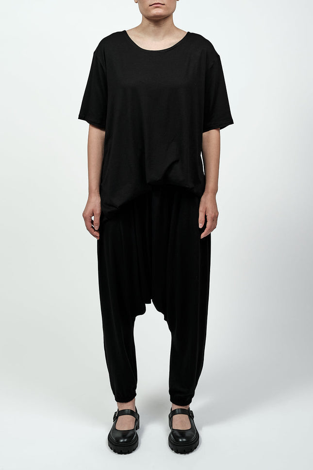 Alchemy | Unisex Cotton Jersey Elastic Edge Harem Trousers